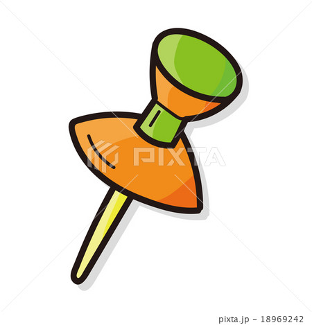 pushpin color doodle pushpin color doodle 18969242