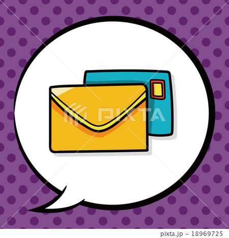 letter doodle, speech bubble 18969725