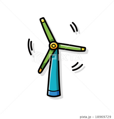 wind energy doodle 18969729