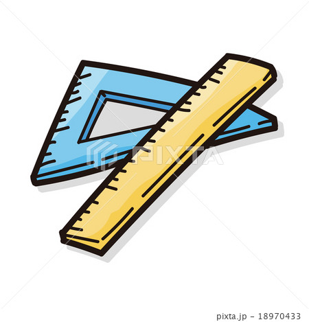 ruler color doodle 18970433