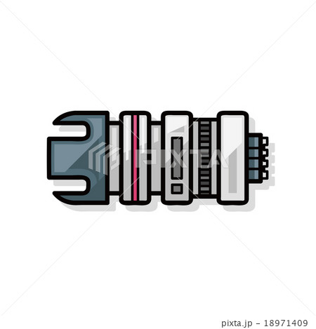 camera lens doodle 18971409