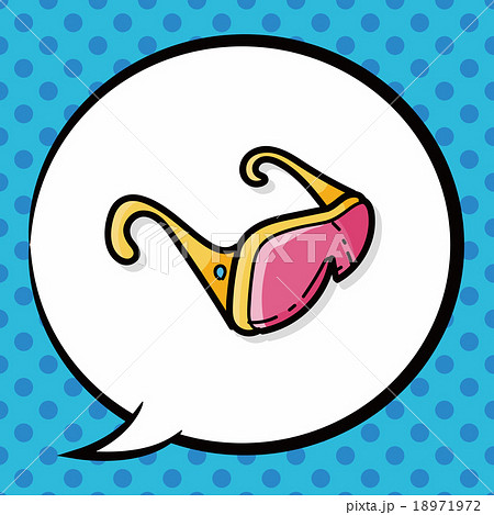 Goggle color doodle, speech bubble Goggle color doodle, speech bubble 18971972