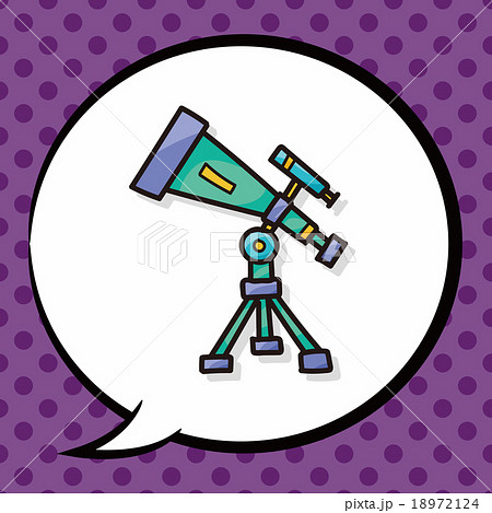 binocular doodle, speech bubble 18972124
