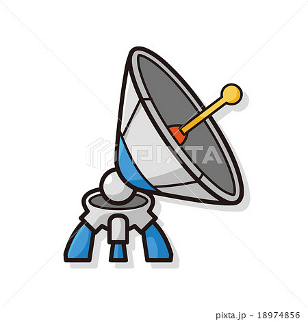 satellite doodle satellite doodle 18974856