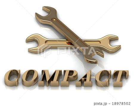 COMPACT- inscription of metal letters and 2 keys COMPACT- inscription of metal letters and 2 keys 18978502