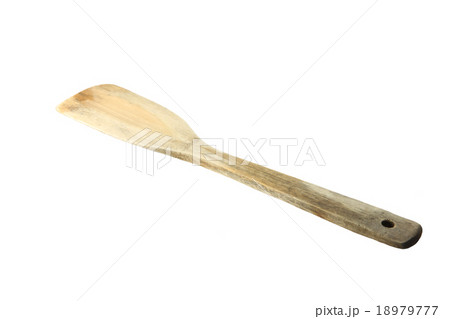 wooden spatula of cooking on white. wooden spatula of cooking on white. 18979777