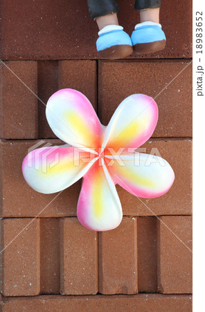 Artificial plumeria. Artificial plumeria. 18983652