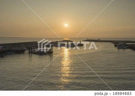 台湾 淡水 漁人碼頭 夕焼け 台湾 淡水 漁人碼頭 夕焼け 18984883