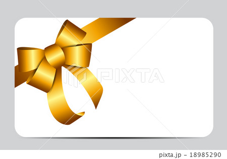 Gold Gift Ribbon. Vector illustration 18985290