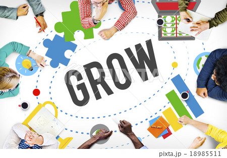 Grow Acheievment Success Development Goals Concept 18985511