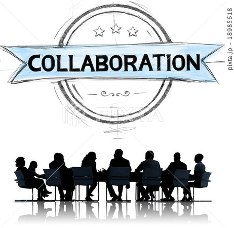 Collaboration Cooperation Partnership Corporate Concept Collaboration Cooperation Partnership Corporate Concept 18985618