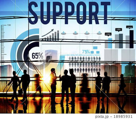Support Team Teamwork Help Assistance Concept 18985931