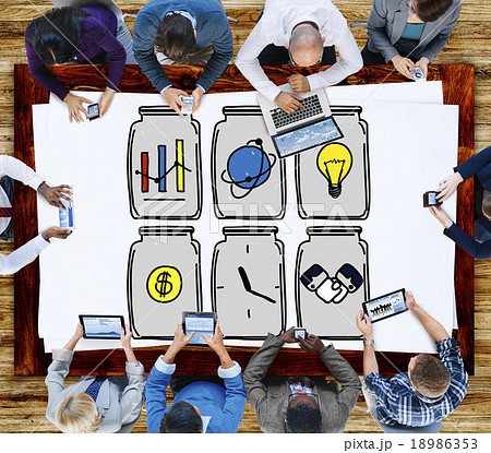 Planning FInancial Interaction Connection Social Concept 18986353