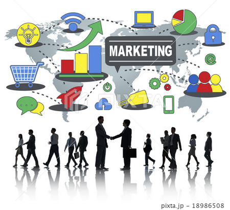 Marketing Global Business Branding Connection Growth Concept Marketing Global Business Branding Connection Growth Concept 18986508