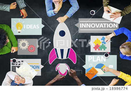 New Business Innovation Strategy Technology Ideas Concept 18986774