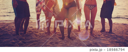 People Celebration Beach Party Summer Holiday Vacation Concept People Celebration Beach Party Summer Holiday Vacation Concept 18986794