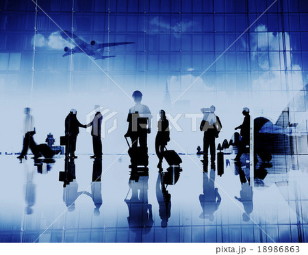 Business People Pilot Corporate Airport Travel Flight Concept Business People Pilot Corporate Airport Travel Flight Concept 18986863
