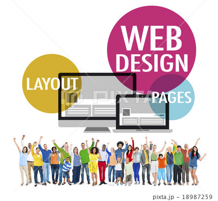 Web Design Content Creative Website Responsive Concept 18987259
