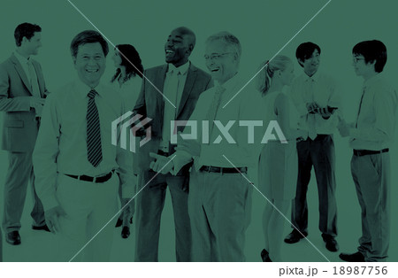 Business People Discussion Communication Cooperation Concept 18987756