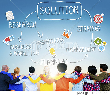 Solution Problem Solving Organization Management Concept Solution Problem Solving Organization Management Concept 18987837