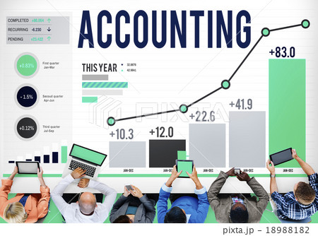 Accounting Economy Financial Banking Revenue Concept 18988182