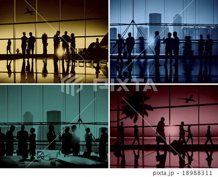 Business People Meeting Traveling Communication Concept 18988311