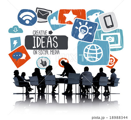Ideas Creative Social Media Social Networking Vision Concept 18988344