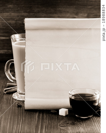coffee concept on wood coffee concept on wood 18988834