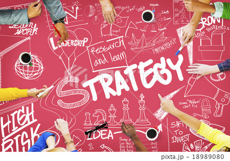 Strategy Doodle Freehand Creative Sketch Concept 18989080