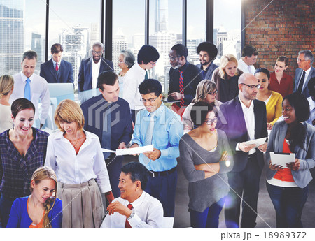 People Global Communication Office Discussion Group Concept People Global Communication Office Discussion Group Concept 18989372