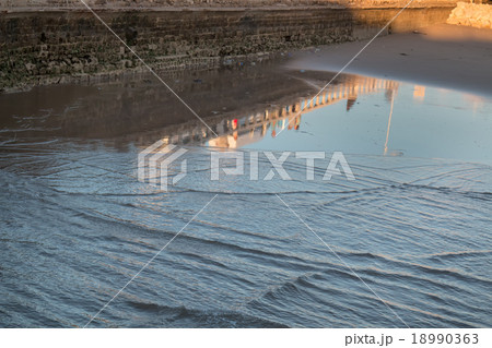 Abstract reflection in the ocean 18990363