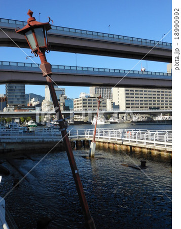 がんばろう！神戸港震災メモリアルパーク 18990992