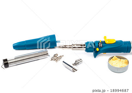 Gas soldering iron in a stand-alone set Gas soldering iron in a stand-alone set 18994687