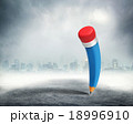 Blue pencil 18996910