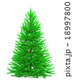 Christmas tree with colorful ornaments 18997800