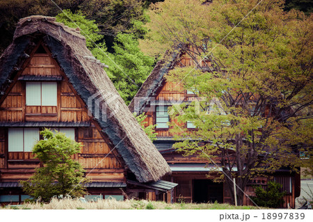Traditional and Historical Japanese village  18997839