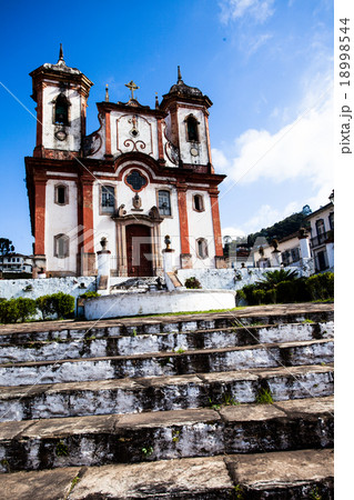 Chico Rei church in Ouro Preto - Minas Gerais Chico Rei church in Ouro Preto - Minas Gerais 18998544