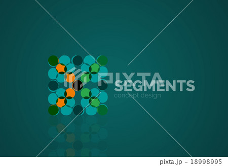 Vector outline minimal abstract geometric logo 18998995