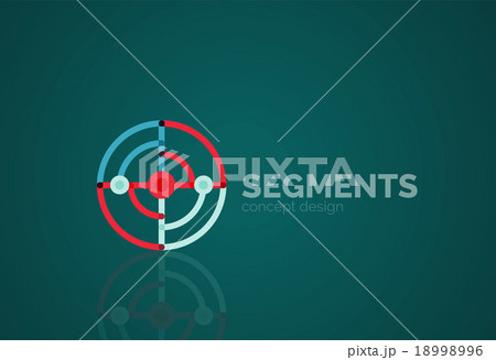 Vector outline minimal abstract geometric logo 18998996