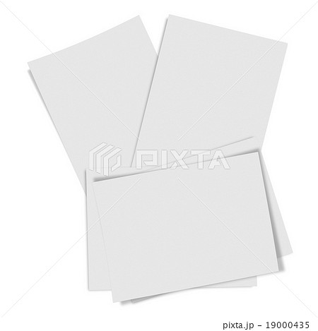 close up  stack of papers on white background 19000435