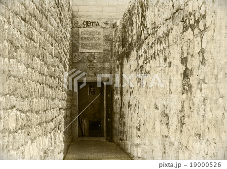 Grotta gethsemani,  Jerusalem, Israel 19000526