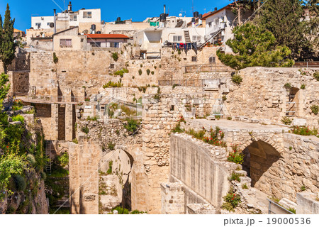 Ancient Pool of Bethesda ruins. 19000536