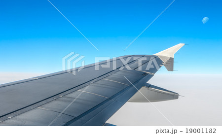 Looking through window aircraft  19001182