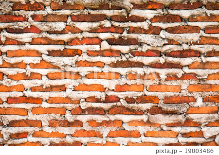 Background of Red brick motar over 19003486