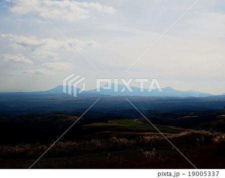 阿蘇山 釈迦涅槃像の写真素材