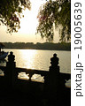 sunset with lake 19005639