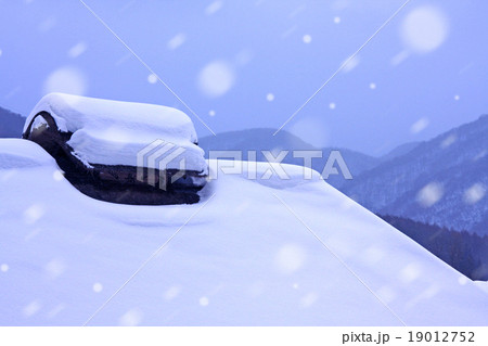 雪の大内宿 雪の大内宿 19012752