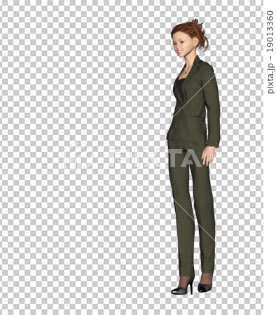 女性時尚點菜perming3DCG插圖素材 女性時尚點菜perming3DCG插圖素材 19013360