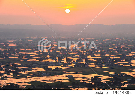 散居村夕景 散居村夕景 19014886