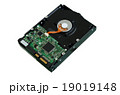 Hard disk drive over white background 19019148